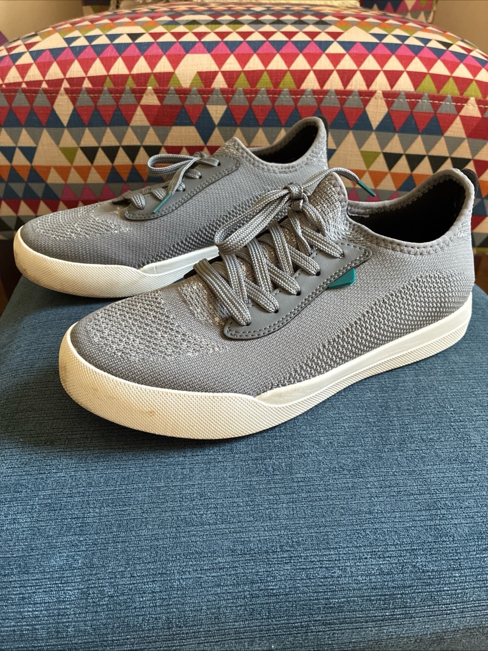 Vessi Weekend Classic waterproof sneaker Concrete Grey size 8
